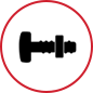 Holds in any position on the bolt