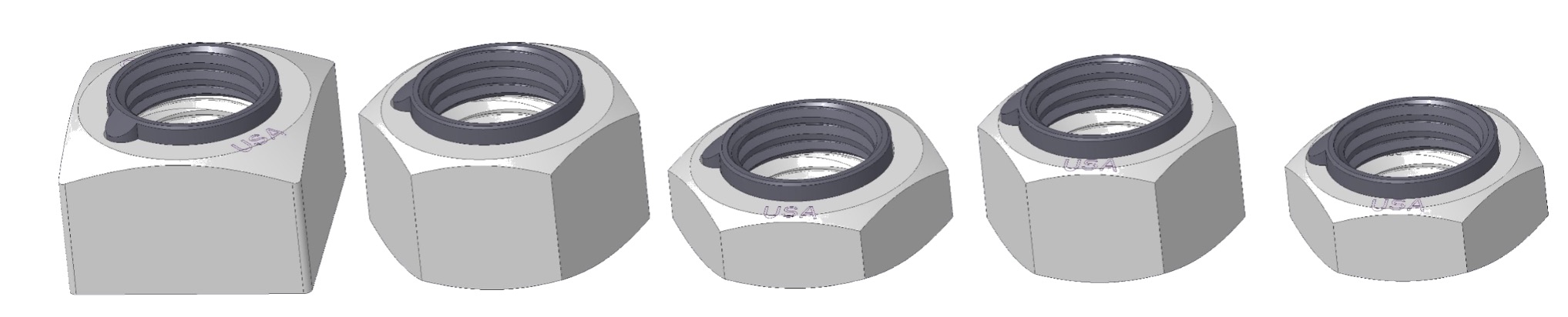 Security Locknut all-metal locknuts