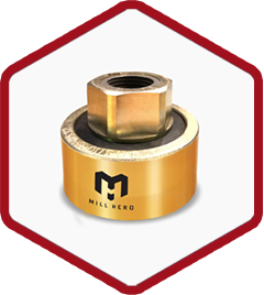 The Mill Hero one-piece locknut, washer and rubber seal